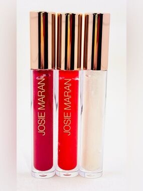 JOSIE MARAN Argan Natural Volume Lip Gloss Trio; Voluptuous Playdate Moondance